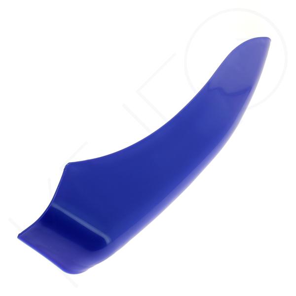 aile avant droit bleue
