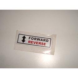 STICKER MARCHE AVANT MARCHE ARRIERE