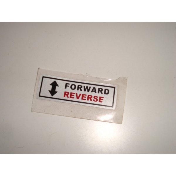 STICKER MARCHE AVANT MARCHE ARRIERE