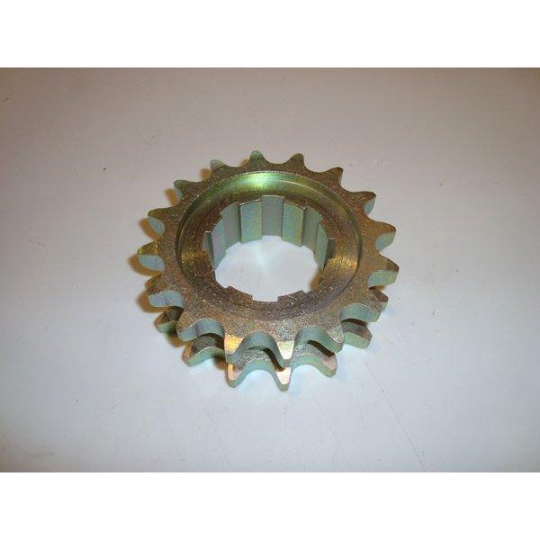 PIGNON DOUBLE CANNELE 16 DENTS