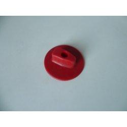 BOUTON DE ROBINET ROUGE