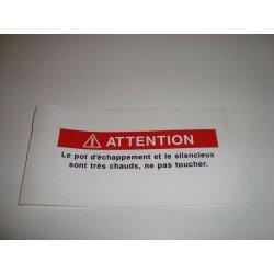 PLAQUE AVERTISSEMENT 3