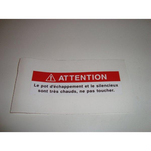 PLAQUE AVERTISSEMENT 3