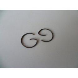 JEU DE DEUX CIRCLIPS D'AXE DE PISTON