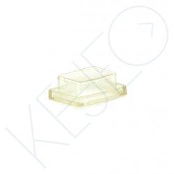 Cache bouton transparent