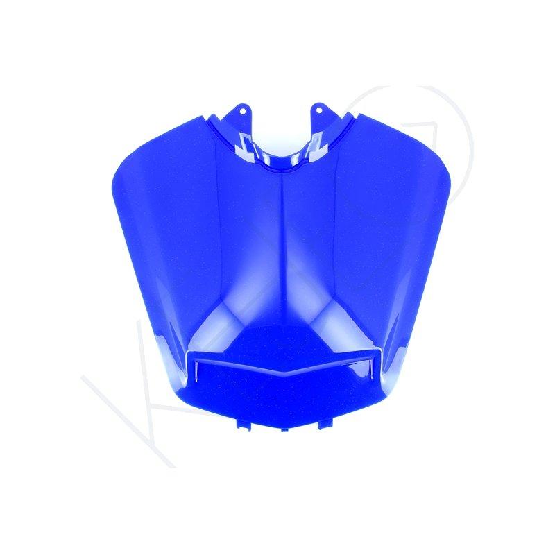 Capot avant bleu