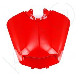 Capot avant rouge