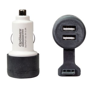 O-106 Chargeur USB 2 sorties (allume-cigare)  T106