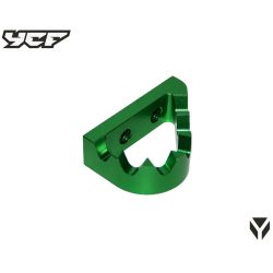 EMBOUT DE PEDALE DE FREIN ARRIERE ALUMINIUM VERT