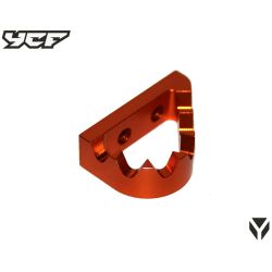 EMBOUT DE PEDALE DE FREIN ARRIERE ALUMINIUM ORANGE