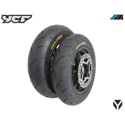 KIT ROUES COMPLETES SUPERMOTO 10"