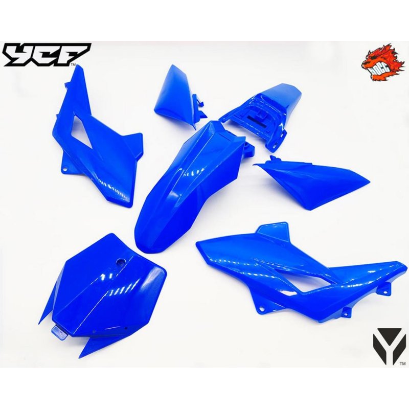 KIT PLASTIQUE YCF 50 2022 BLEU