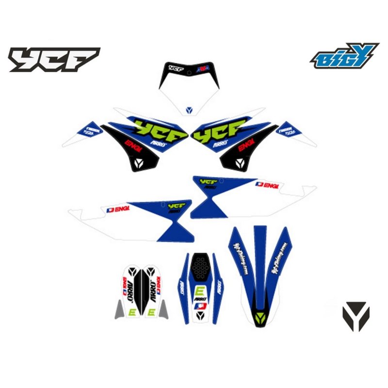 KIT DECO RACING 2022 - BIGY BLEU