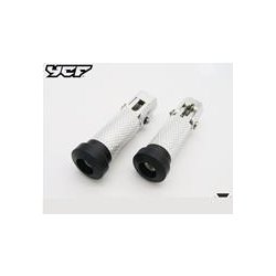 Reposes pieds complet droit / gauche MINI GP avec embout Teflon