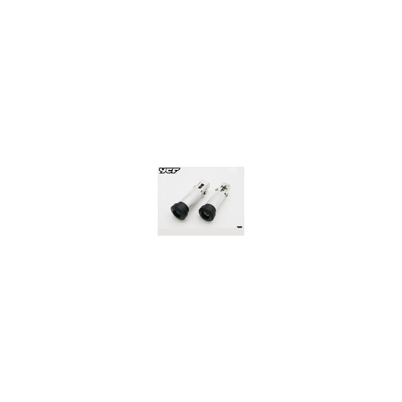 Reposes pieds complet droit / gauche MINI GP avec embout Teflon
