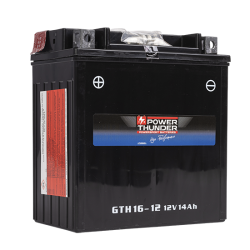 BATTERIE POWER-THUNDER PTH16-12 (YTX16-BS)