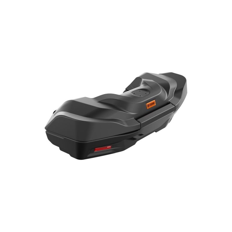 Vue de coté du coffre arrière du quad segway snarler