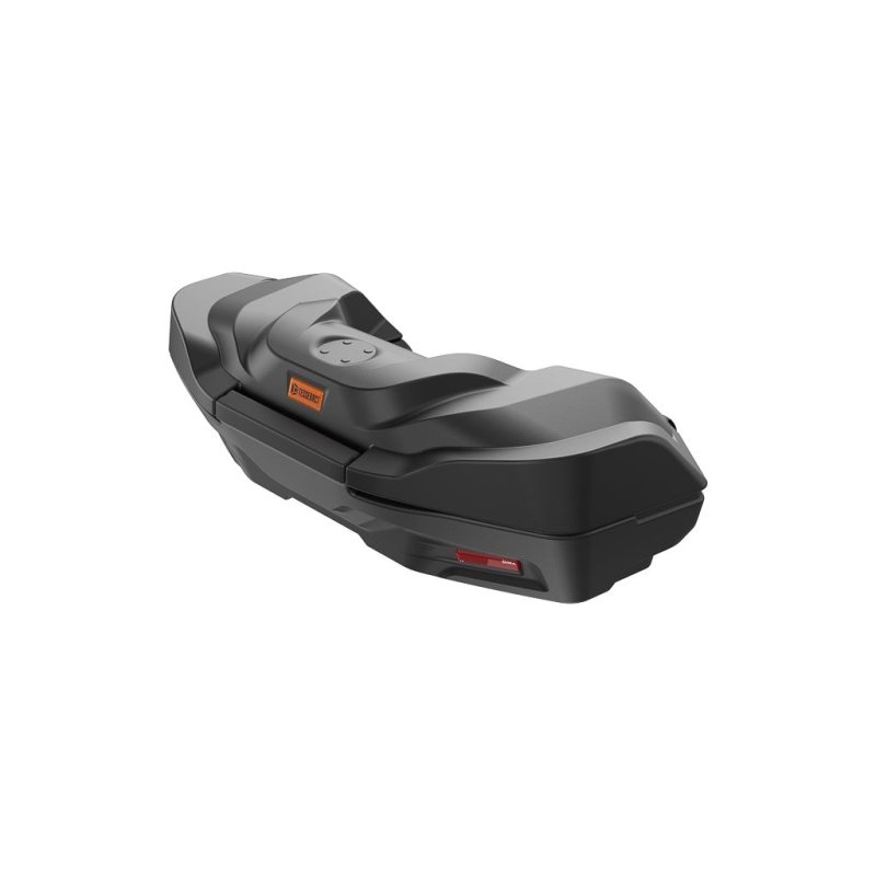 Vue de profil du coffre arrière pour quad Segway Snarler