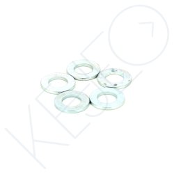 (SAC 5 PCS) RONDELLE PLATE DIN 125/A M14 Z/BLANC