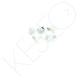 (SACHET 5 UND.) VIS DIN 6921 M6x16 CAL.8.8 Z/BLANC