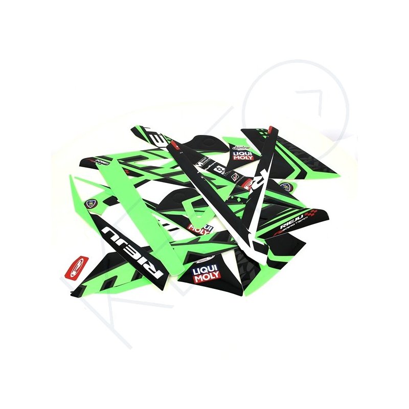 JEU D'AUTOCOLLANTS FREE JUMP VERTE 2018