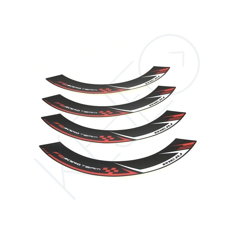 AUTOCOLLANT JANTE SM RACING TEAM ROUGE 2014