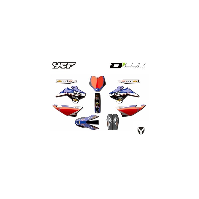 KIT DECO STAR RACING CAMO D'COR