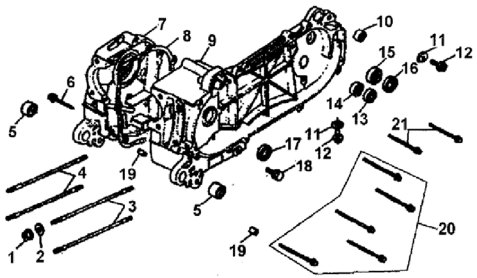 ENSEMBLE CARTER MOTEUR