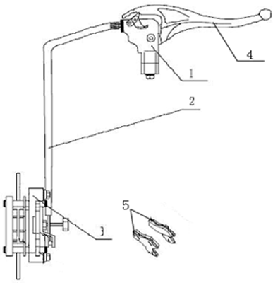 SYSTEME DE FREINAGE DU FREIN DE PARC A CABLE