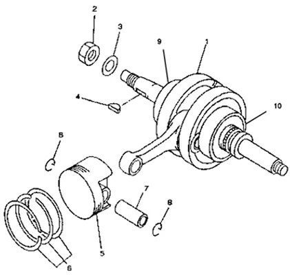 EMBIELLAGE AVEC PISTON