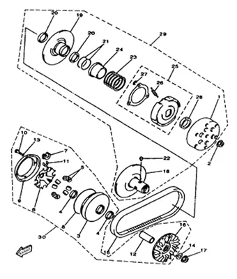 VARIATEUR   EMBRAYAGE