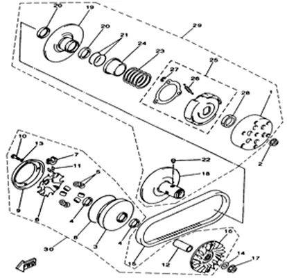 VARIATEUR   EMBRAYAGE