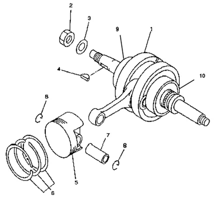 EMBIELLAGE AVEC PISTON
