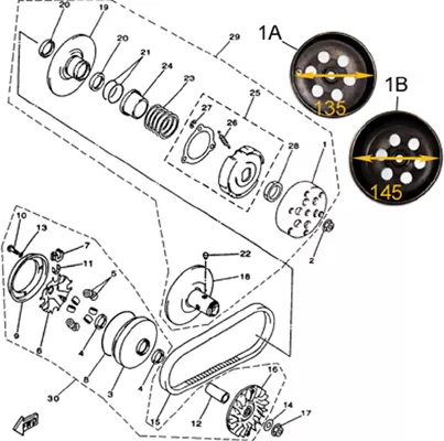 VARIATEUR   EMBRAYAGE