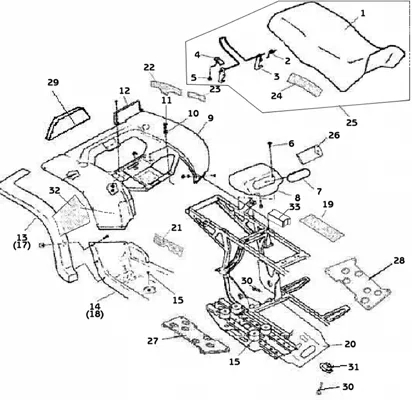 CARROSSERIE ARRIERE   SELLE