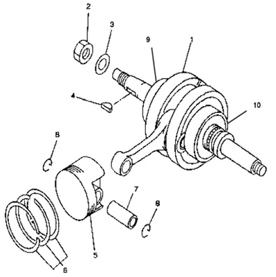 EMBIELLAGE AVEC PISTON