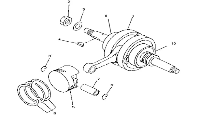 EMBIELLAGE AVEC PISTON