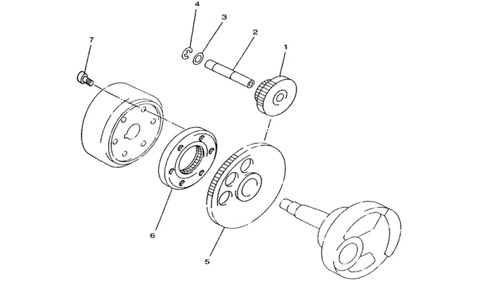 ROUE LIBRE DE DEMARREUR