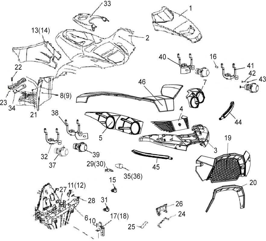CARROSSERIE AVANT   CHASSIS