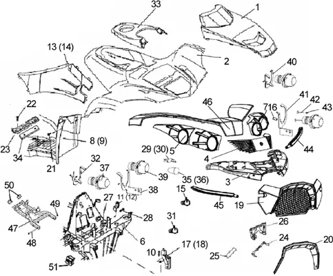 CARROSSERIE AVANT   CHASSIS