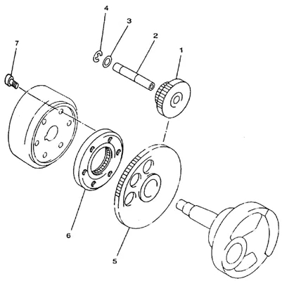 ROUE LIBRE DE DEMARREUR