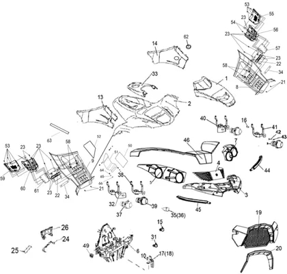 CARROSSERIE AVANT   CHASSIS