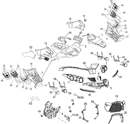 CARROSSERIE AVANT   CHASSIS