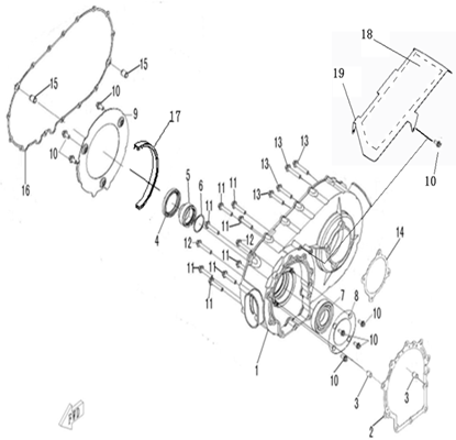 CARTER VARIATEUR