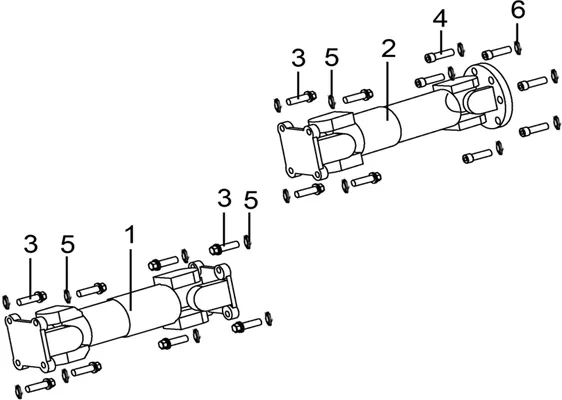 CARDANS AVANT ET ARRIERE