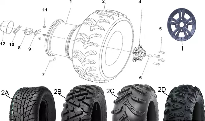 ROUES AVANT