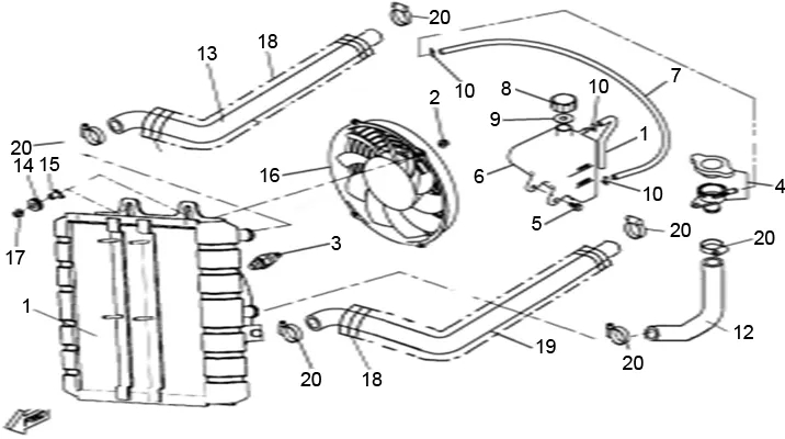 CIRCUIT DE REFROIDISSEMENT