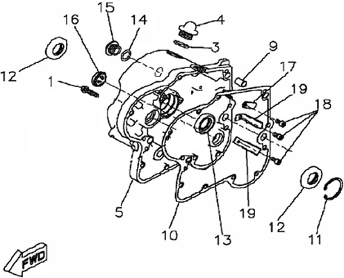 CARTER MOTEUR DROIT
