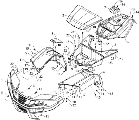 CARROSSERIE AVANT