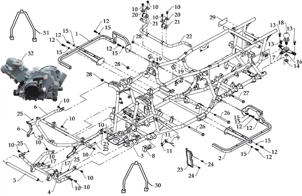 CHASSIS   MOTEUR